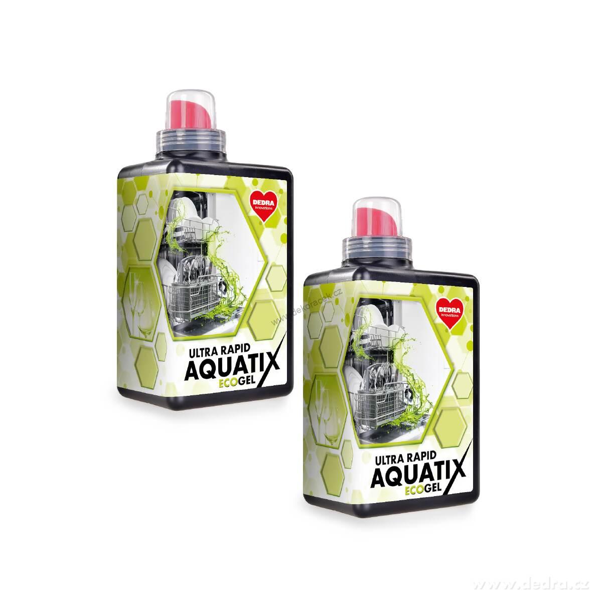 Sada 1+1 gel do myčky ULTRA RAPID AQUATIX® ECOGEL, 1080 + 1080 ml