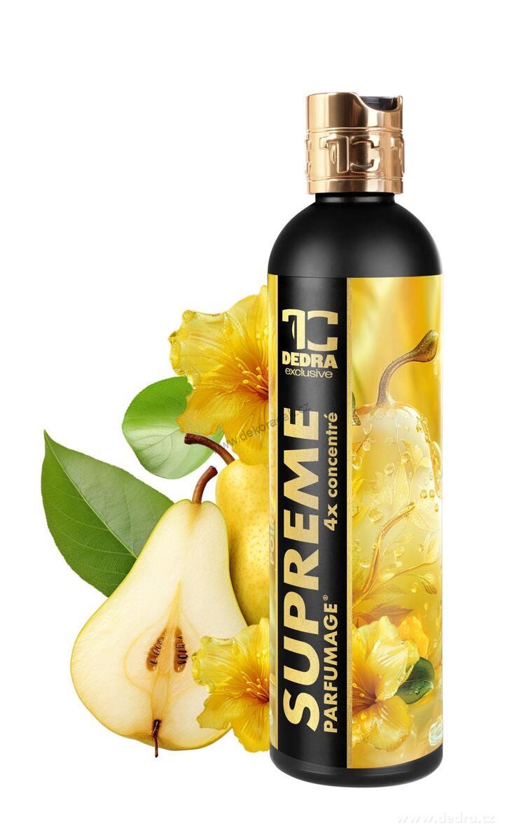 PARFUMAGE SUPREME SAMETOVÁ HRUŠKA | 4× koncentrovaný parfém na praní | 300 ml | 60 praní
