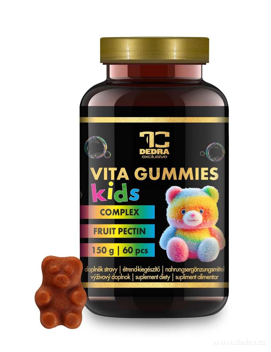 VITA GUMMIES KIDS | Multivitaminoví želé medvídci pro děti | s příchutí jablečné žvýkačky | 60 ks