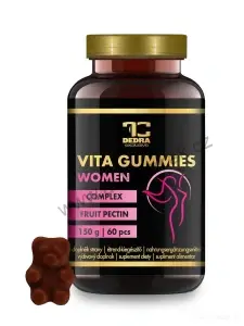 VITA GUMMIES WOMAN | Multivitaminoví želé medvídci pro ženy | s tropickou příchutí | 60 ks