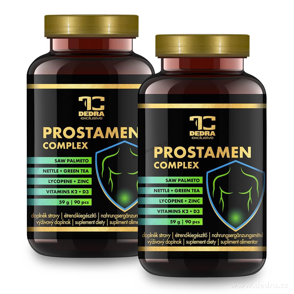 2× PROSTAMEN COMPLEX | prostata, vitalita, testosteron | 180 kapslí | 118 g