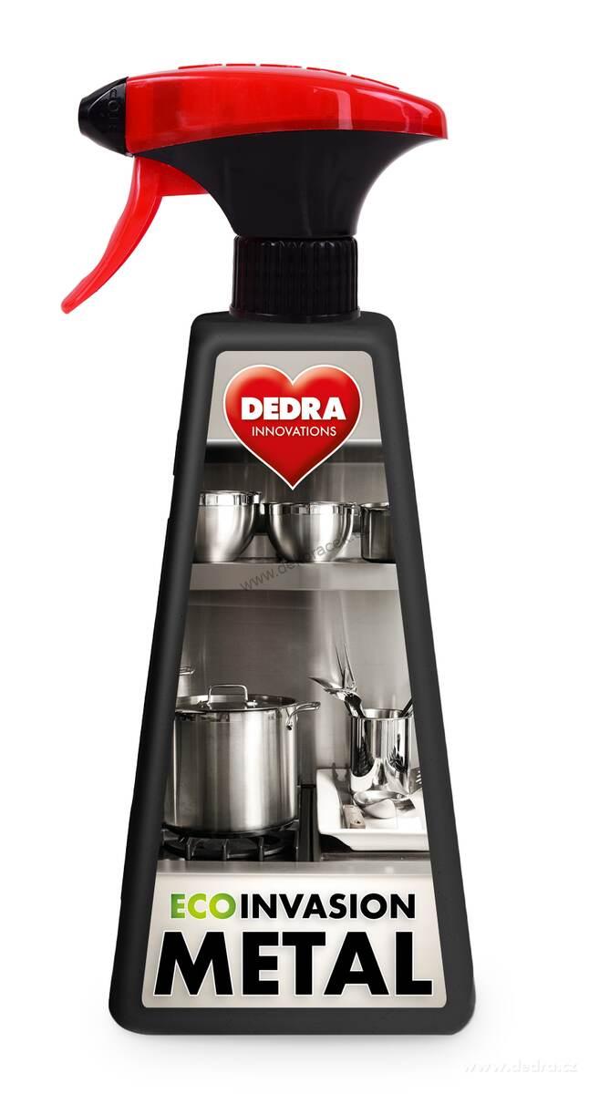 ECO INVASION METAL | Intenzivní čistič na nerezové připálené hrnce | 500 ml
