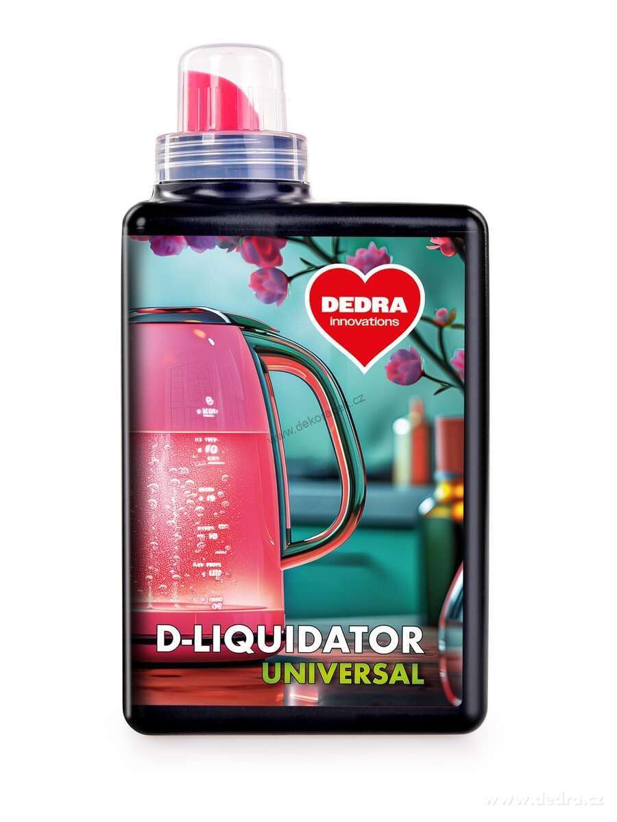 D-LIQUIDATOR universal | Odstraňovač vodního kamene do spotřebičů | ECO koncentrát | 500 ml