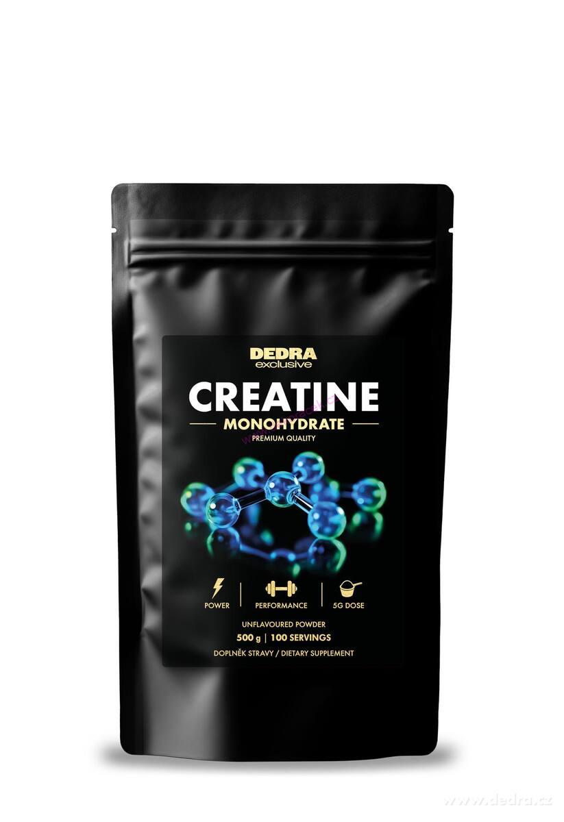 KREATIN MONOHYDRÁT | extra jemný prášek | výkon & síla při intenzivním tréninku | doplněk stravy | 500 g