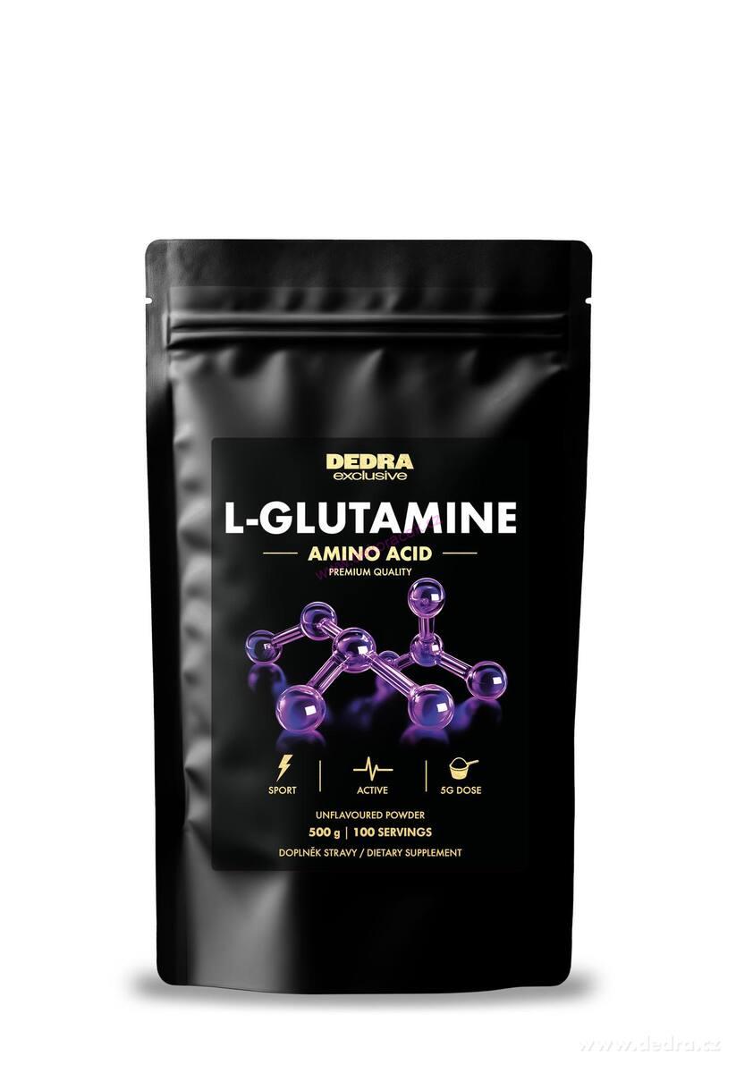 L-GLUTAMIN | extra jemný prášek | aminokyseliny pro aktivní životní styl | doplněk stravy | 500 g
